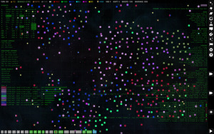 Large galaxy AI battle-royale