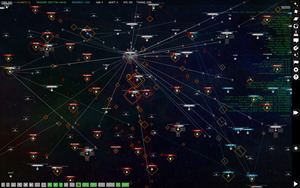 AI debug HUD during all-out war